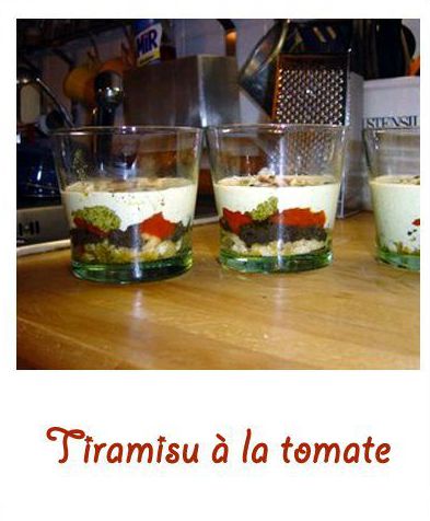 Tiramisu à la tomate