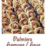Palmiers au fromage / figue