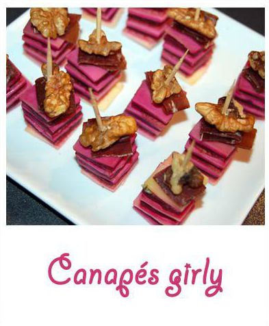 Canapés girly