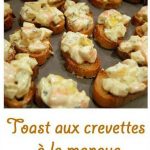 Toasts aux crevettes à la mangue