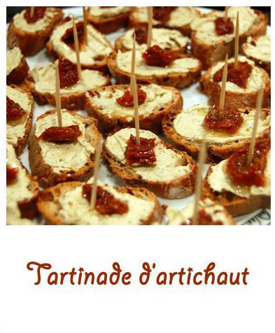 Tartinade d’artichaut