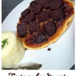 Tarte fine au boudin noir