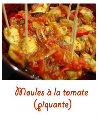 Moules à la tomate (piquante)