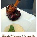 Souris d’agneau à la menthe (dossier spécial st Valentin)