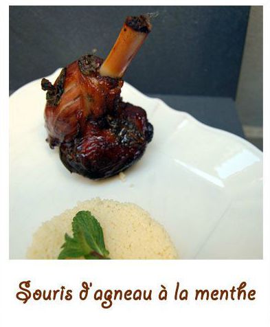 Souris d’agneau à la menthe (dossier spécial st Valentin)