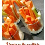 Verrines de crudités