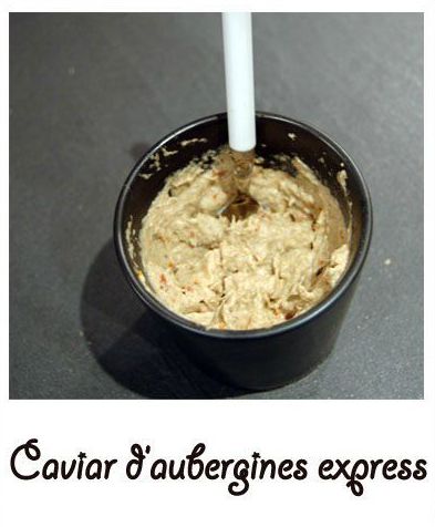 Caviar d’aubergines express