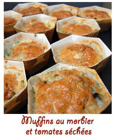 Muffins au Morbier & aux tomates séchées