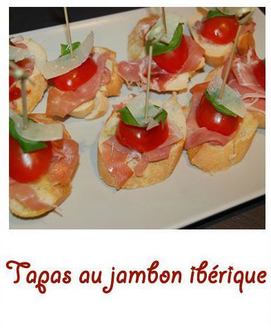 Tapas au jambon ibérique