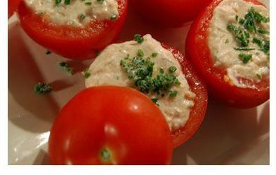 Tomates farcies au saumon