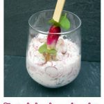 Tartinade de radis au chèvre frais (ou verrines)