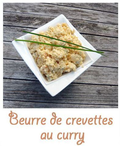 Beurre de crevettes au curry