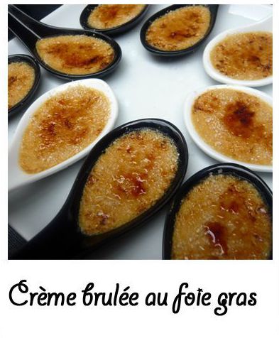 Crème brulée au foie gras