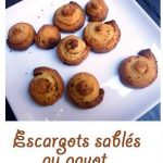 Escargots sablés au pavot