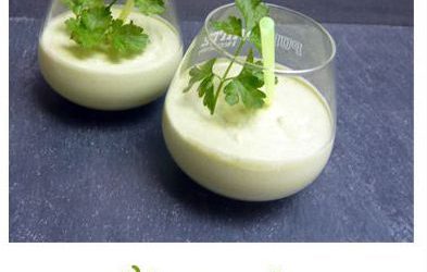 Verrine petits pois & mascarpone