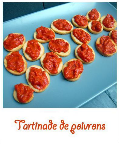 Tartinade de poivrons rouges