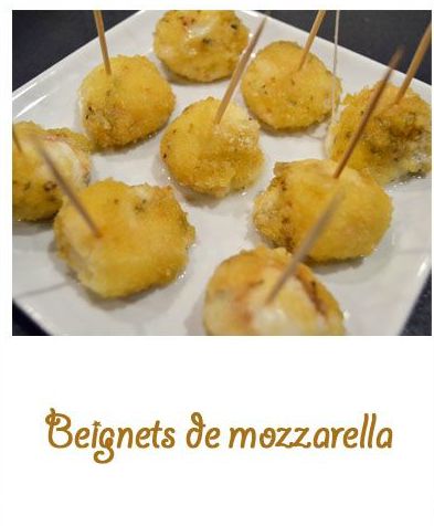 Beignets de mozzarella