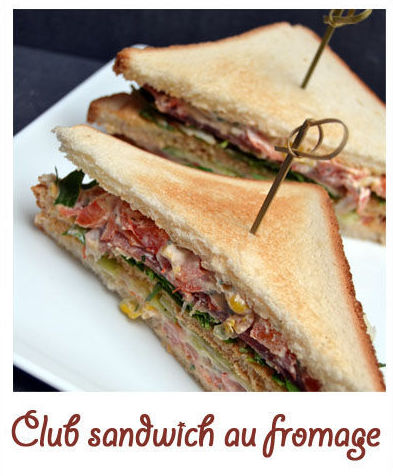 Club sandwich au fromage