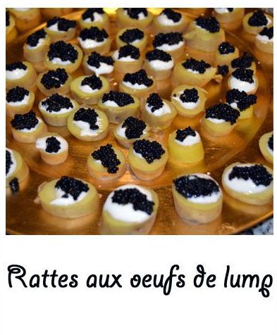 Rattes aux oeufs de lump