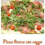 Pizza bianca con coppa