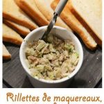 Rillettes de maquereaux, crème de coco