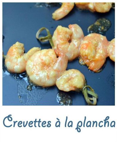 Crevettes à la plancha