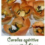 Corolles apéritive courgette/chèvre