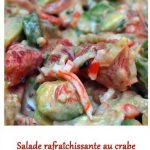 Salade rafraîchissante au crabe