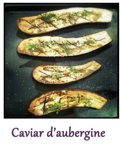 Caviar d’aubergines (du jardin)