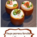 Soupe poivrons-tomates à l’espagnole