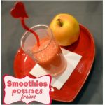 Smoothies fraises-pommes tentation