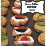 Mini bruschettas chèvre et figues