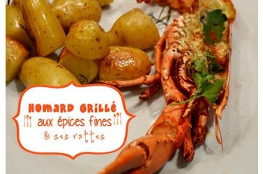 Homard grillé aux épices fines