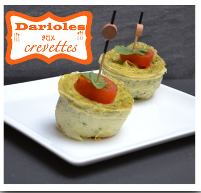 Darioles de crevettes