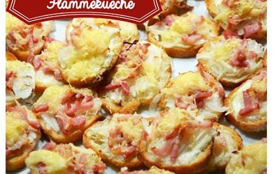 Bruschettas comme une flammekueche