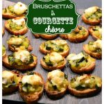 Bruschettas courgette chèvre