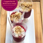 Cappucino de betterave rouge au chèvre