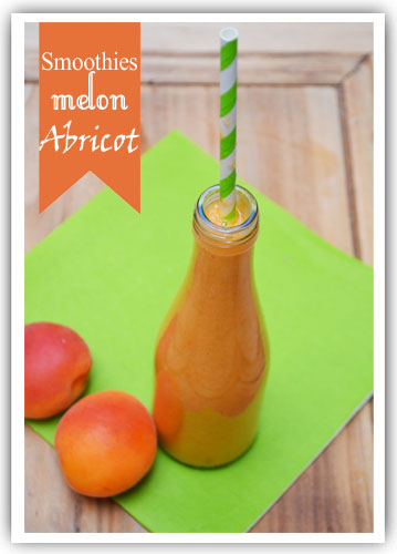 Smoothies melon et abricot