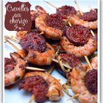 Crevettes et chorizo espagnol