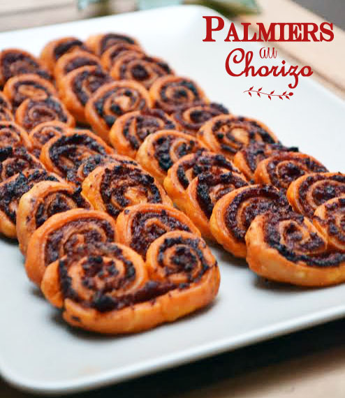 Palmiers au chorizo