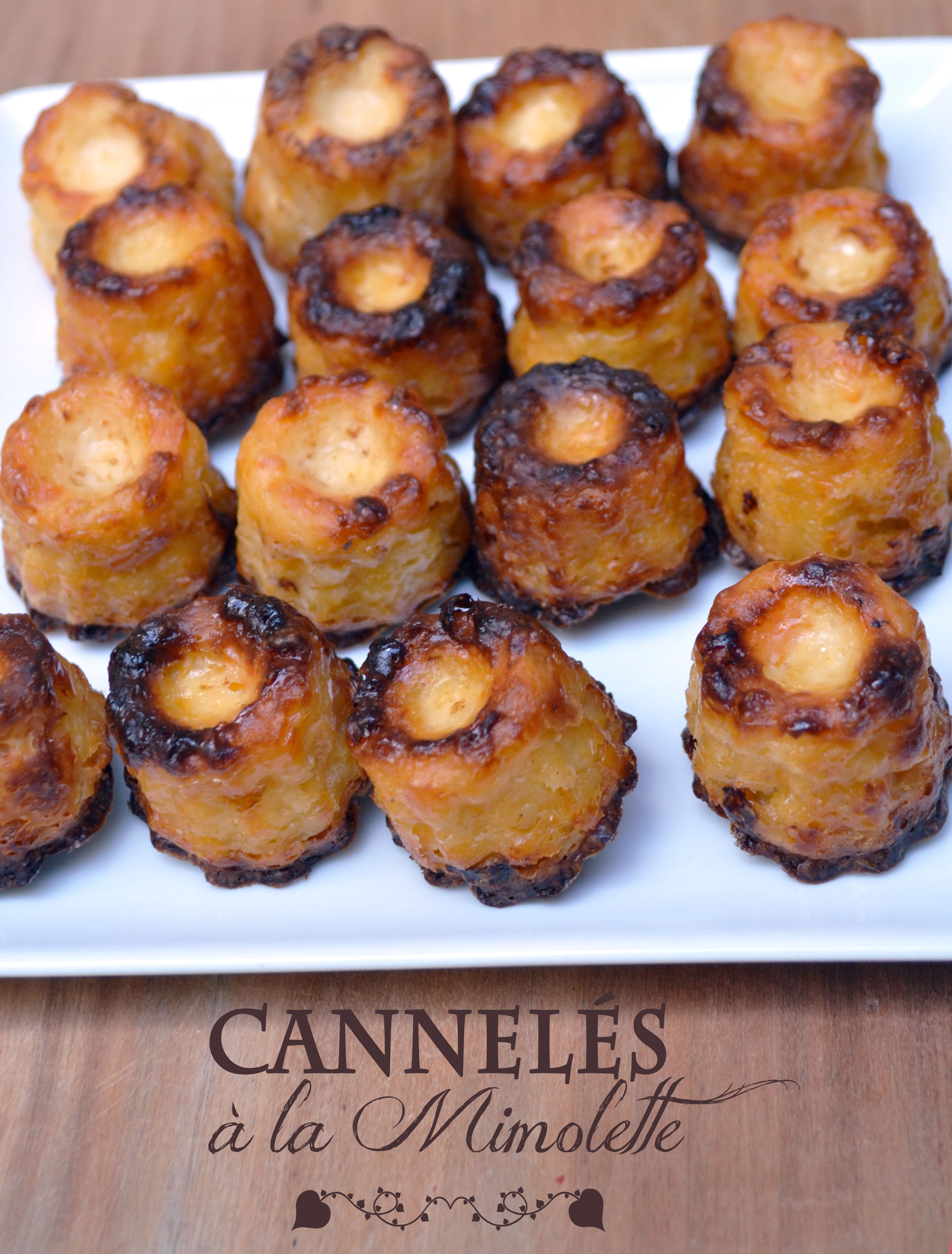 Cannelés à la mimolette