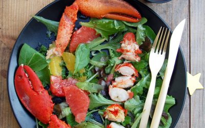 Salade Folle de homard aux agrumes