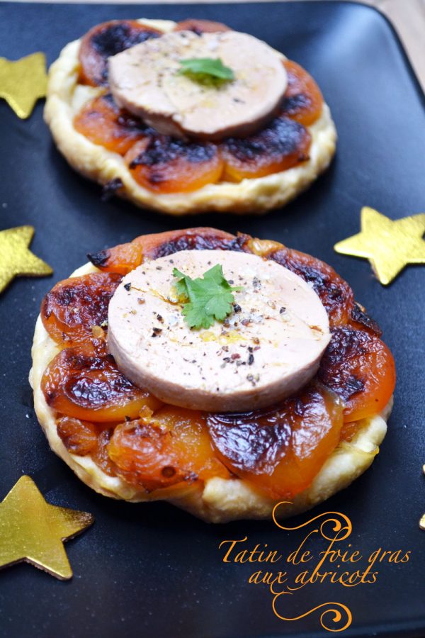 Tatin de foie gras aux abricots