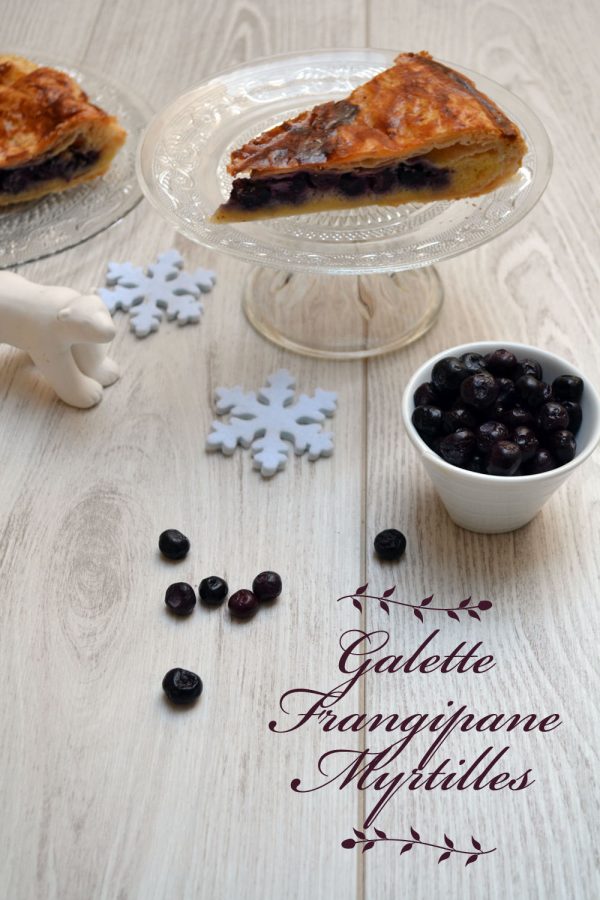 Galette frangipane myrtilles