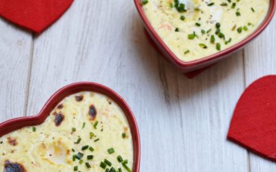 Oeufs cocotte saumon et clémentine (bataille food #20)