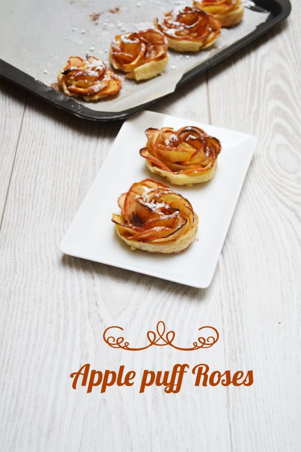 Apple puff roses