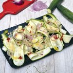 Copeaux de courgettes en salade