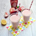 Milkshake nectarine fraise