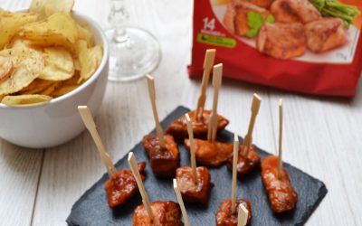 Mini grillés de porc au miel