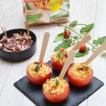 Mini tomates farcies avec du riz à poêler